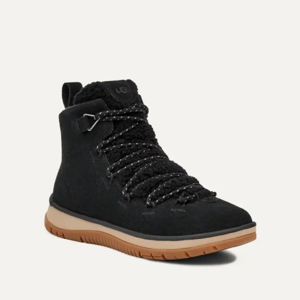 NIB women's UGG Lakesider Heritage Mid black size 5!  Retails $130 - Picture 2 of 9